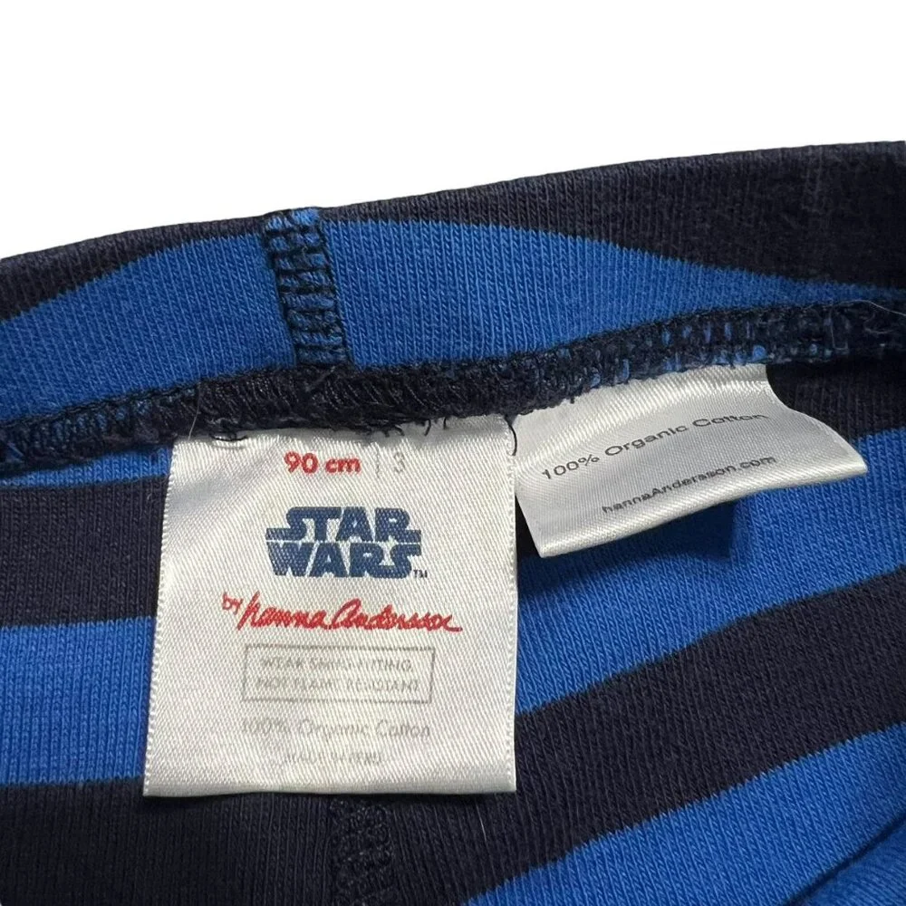 Hanna Andersson Sz 90 (3Y) Star Wars Storm Trooper Pajamas